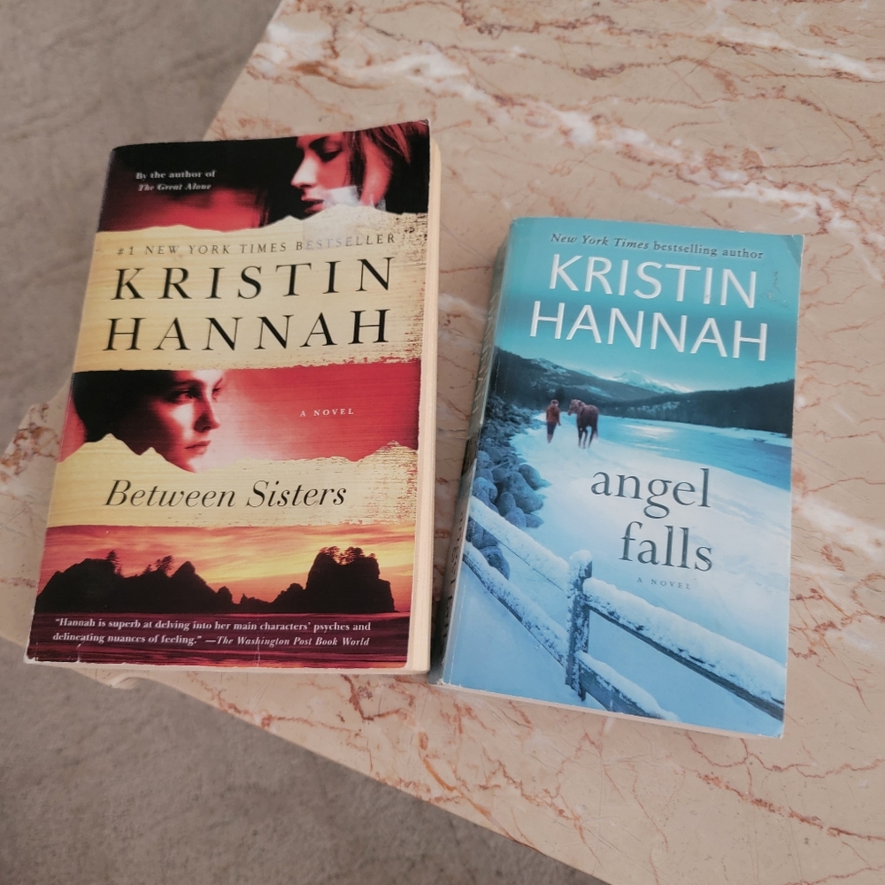 Kristin Hannah Book Set - Between Sisters & Angel Falls